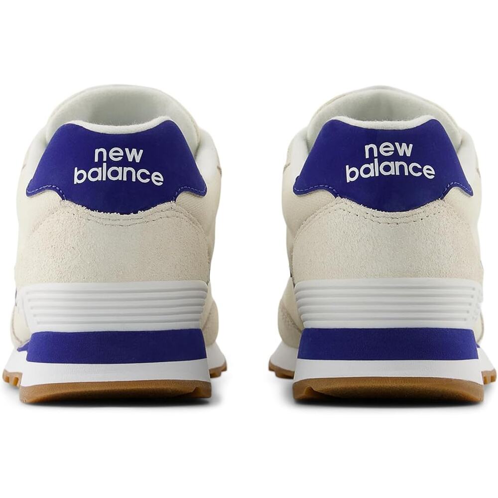 New Balance Cream and Blue Women's Athletic Sneakers - Picture 5 of 6